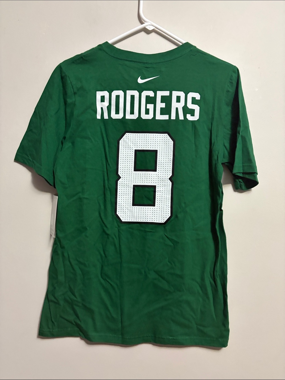 Nike New York Jets #8 Tee Aaron Rodgers green Tshirt - Picture 3 of 3